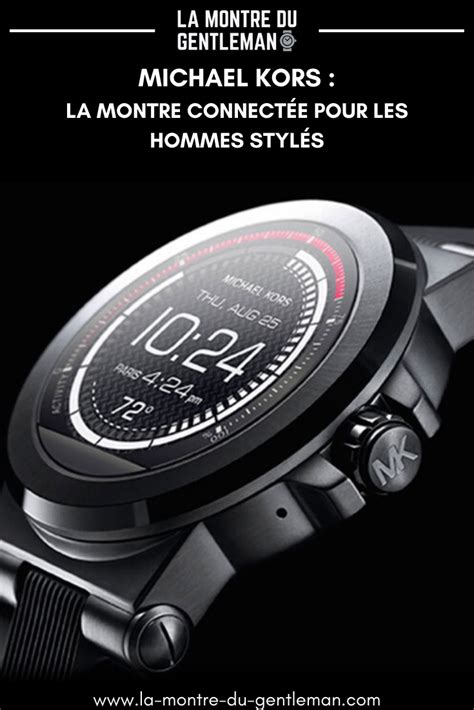 montre michael kors homme connecté